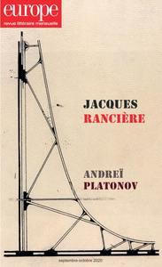 JACQUES RANCIERE - ANDREI PLATONOV - N 1097-1098 SEPTEMBRE-OCTOBRE 2020