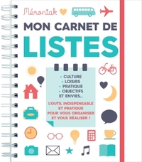 MON CARNET DE LISTES MEMONIAK 2018