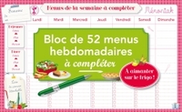 BLOC DE MENUS A COMPLETER MEMONIAK 2015