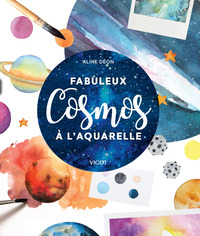 Fabuleux cosmos à l'aquarelle