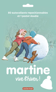 VIVE L'HIVER ! 80 AUTOCOLLANTS REPOSITIONNABLES ET 1 POSTER DOUBLE
