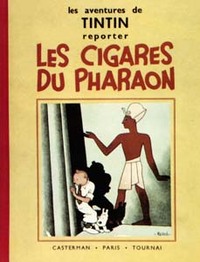 TINTIN - FAC-SIMILE NOIR ET BLANC - T04 - LES CIGARES DU PHARAON