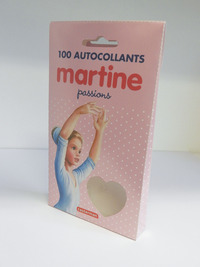Martine, 100 autocollants Passions
