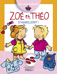 Les autocollants Zoé et Théo