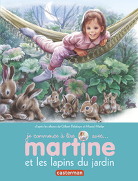 Martine et les lapins du jardin