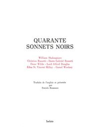 QUARANTE SONNETS NOIR
