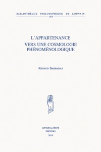 L'APPARTENANCE VERS UNE COSMOLOGIE PHENOMENOLOGIQUE