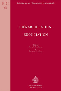 HIERARCHISATION, ENONCIATION