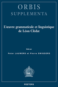 L OEUVRE GRAMMATICALE ET LINGUISTIQUE DE LEON CLEDAT