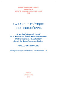 LA LANGUE POETIQUE INDO-EUROPEENNE