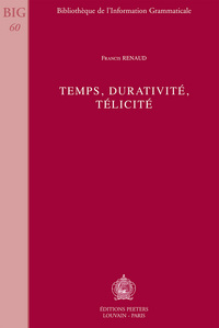 TEMPS, DURATIVITE, TELICITE