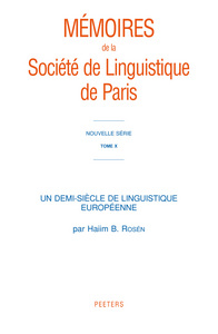 UN DEMI-SIECLE DE LINGUISTIQUE EUROPEENNE