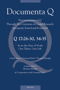 Q 17:26-30, 34-35. As in the Days of Noah. One Taken, One Left