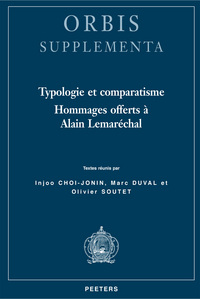 TYPOLOGIE ET COMPARATISME HOMMAGES OFFERTS A ALAIN LEMARECHAL