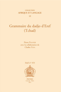 GRAMMAIRE DU DADJO D EREF