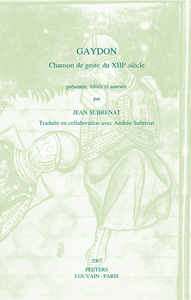 GAYDON CHANSON DE GESTE DU XIIIE SIECLE