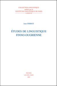 ETUDES DE LINGUISTIQUES FINNO-OUGRIENNE