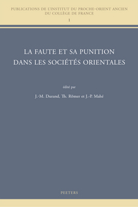 LA FAUTE ET SA PUNITION DANS LES SOCIETES ORIENTALES