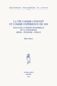 La vie comme concept et comme expérience de soi