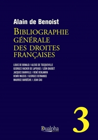 Bibliographie générale des droites françaises – volume 3