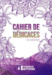 Cahier de dédicaces à colorier