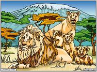 La Famille lion