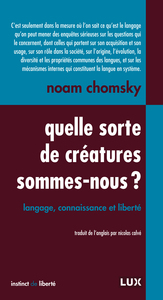 QUELLE SORTE DE CREATURE SOMMES-NOUS ?