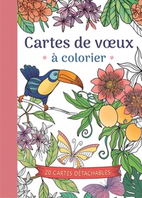 CARTES DE VOEUX A COLORIER