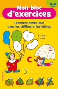 BLOC D'EXERCICES - PREMIERS PETITS JEUX CHIFFRES ET LETTRES