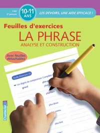 PHRASE ANALYSE ET CONSTRUCTION (LA) CM2 5E PRIMAIRE