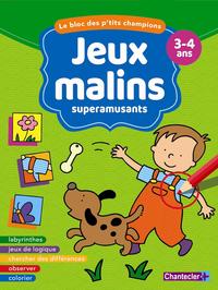 BLOC JEUX MALINS SUPERAMUSANTS 3-4 ANS