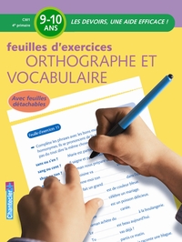 DEVOIRS FEUILLES D'EXERCICES ORTHOGRAPHE ET VOCABULAIRE CM1