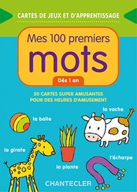 Cartes de jeux et d'apprentissage - Mes 100 premiers mots (dès 1 an)