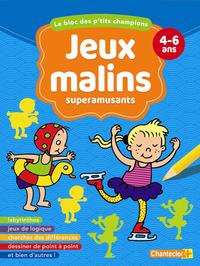 BLOC JEUX MALINS SUPERAMUSANTS 4-6 ANS