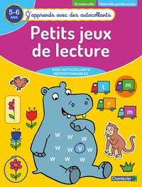 Petits jeux de lecture (5-6 a.) - (J'apprends avec des autocollants)