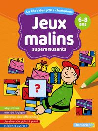 BLOC JEUX MALINS SUPERAMUSANTS 6-8 ANS