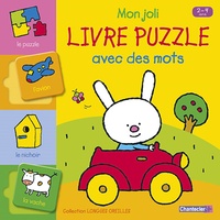 LONGUES OREILLES - MON JOLI LIVRE PUZZLE AVEC DES MOTS (2-4 ANS)