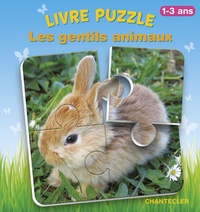 LIVRE PUZZLE - LES GENTILS ANIMAUX (1-3 ANS)