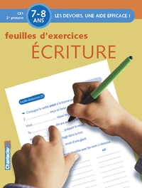 DEVOIRS - FEUILLES D'EX. ECRITURE (7-8 A.)