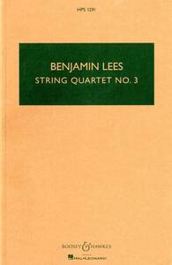 STRING QUARTET NO. 3 MUSIQUE D'ENSEMBLE