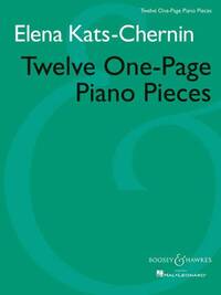 TWELVE ONE-PAGE PIANO PIECES PIANO
