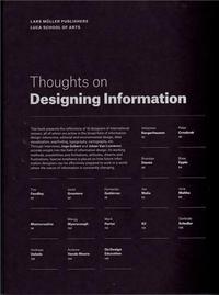 Thoughts on Designing Information /anglais