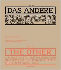 Adolf Loos The Other /anglais/allemand