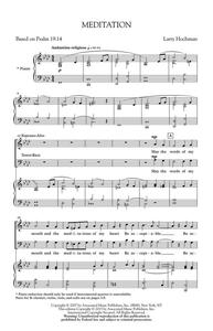 LARRY HOCHMAN: MEDITATION CHANT