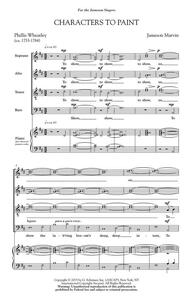 JAMESON MARVIN: CHARACTERS TO PAINT CHANT