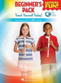 RECORDER FUN! BEGINNER'S PACK FLUTE A BEC +ENREGISTREMENTS ONLINE