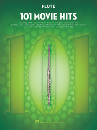 101 MOVIE HITS FOR FLUTE  - FLUTE TRAVERSIERE -  RECUEIL