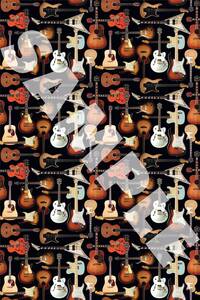 HAL LEONARD WRAPPING PAPER - GUITAR COLLAGE THEME ACCESSOIRE