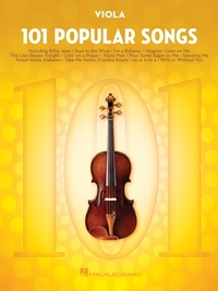 101 POPULAR SONGS  FOR VIOLA