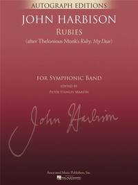 JOHN HARBISON: RUBIES (AFTER THELONIOUS MONK'S 'RUBY, MY DEAR')